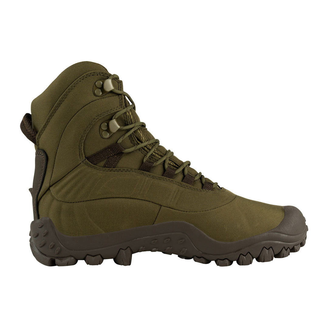 Olive green Jack Pyke Tundra Boots perfect for hiking adventures and outdoor fun