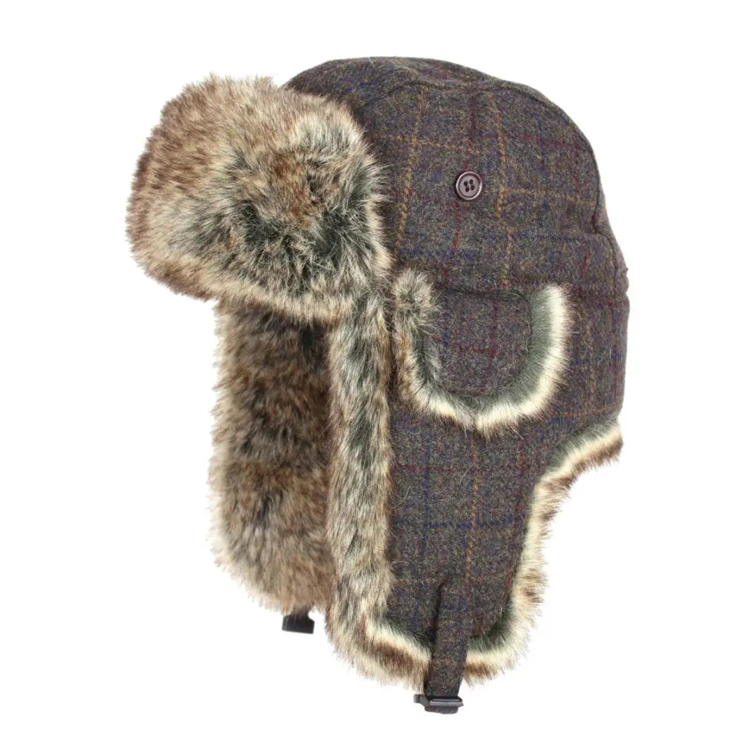 Fur-lined Jack Pyke Wool Blend Trapper Hat with cozy ear flaps for winter warmth