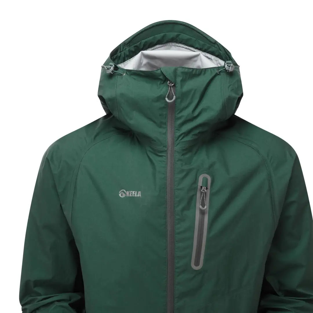 Green Keela Cairn Jacket with a chest pocket, perfect for country clothing and hunting