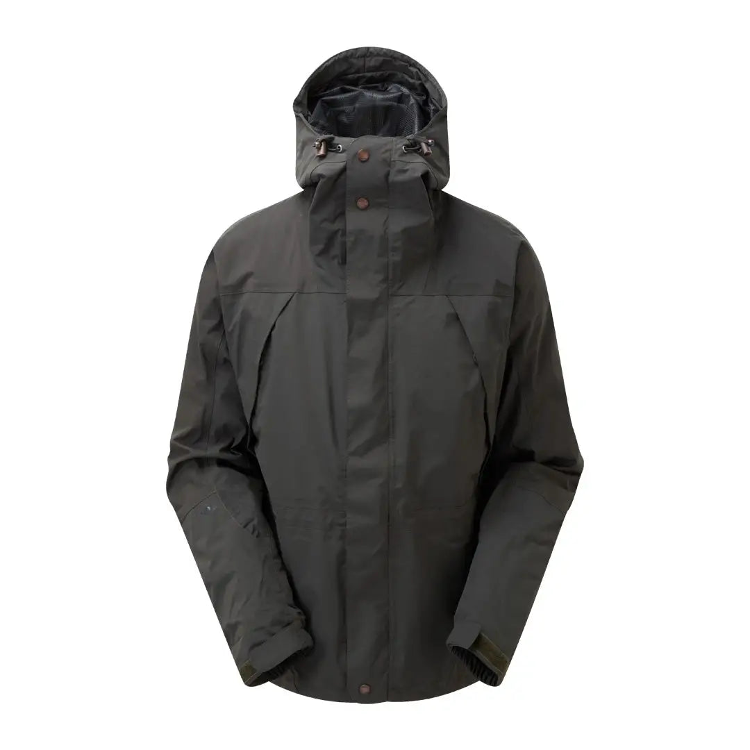 Dark gray waterproof Keela Munro Jacket with a zip front for stylish outdoor adventures