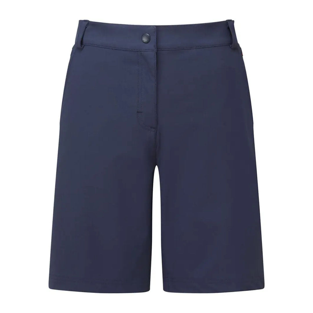 Navy blue Keela Womens Bidean Shorts with water resistant 4-way stretch for ultimate comfort