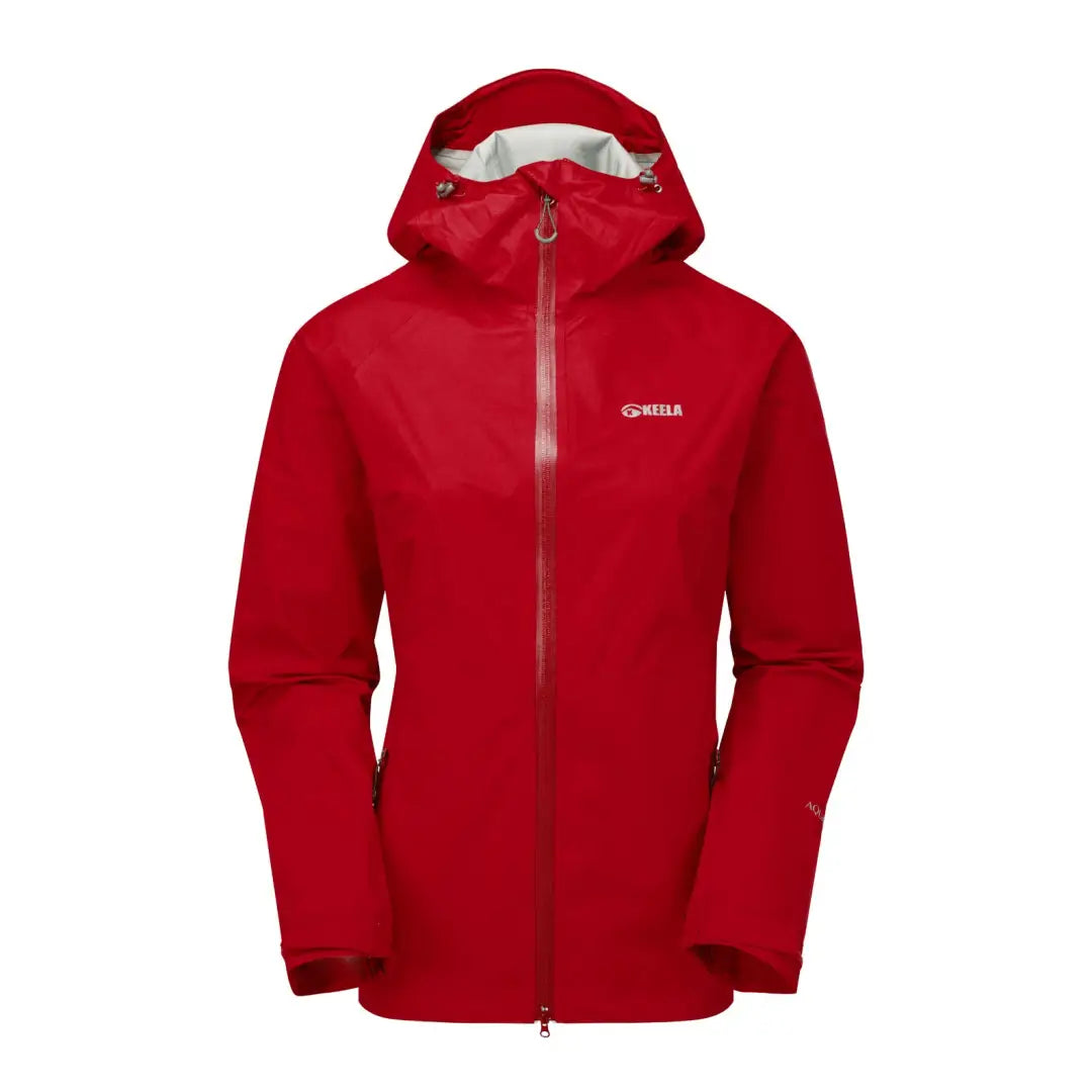 Bright red waterproof Keela Womens Cairn Jacket perfect for country clothing or hunting