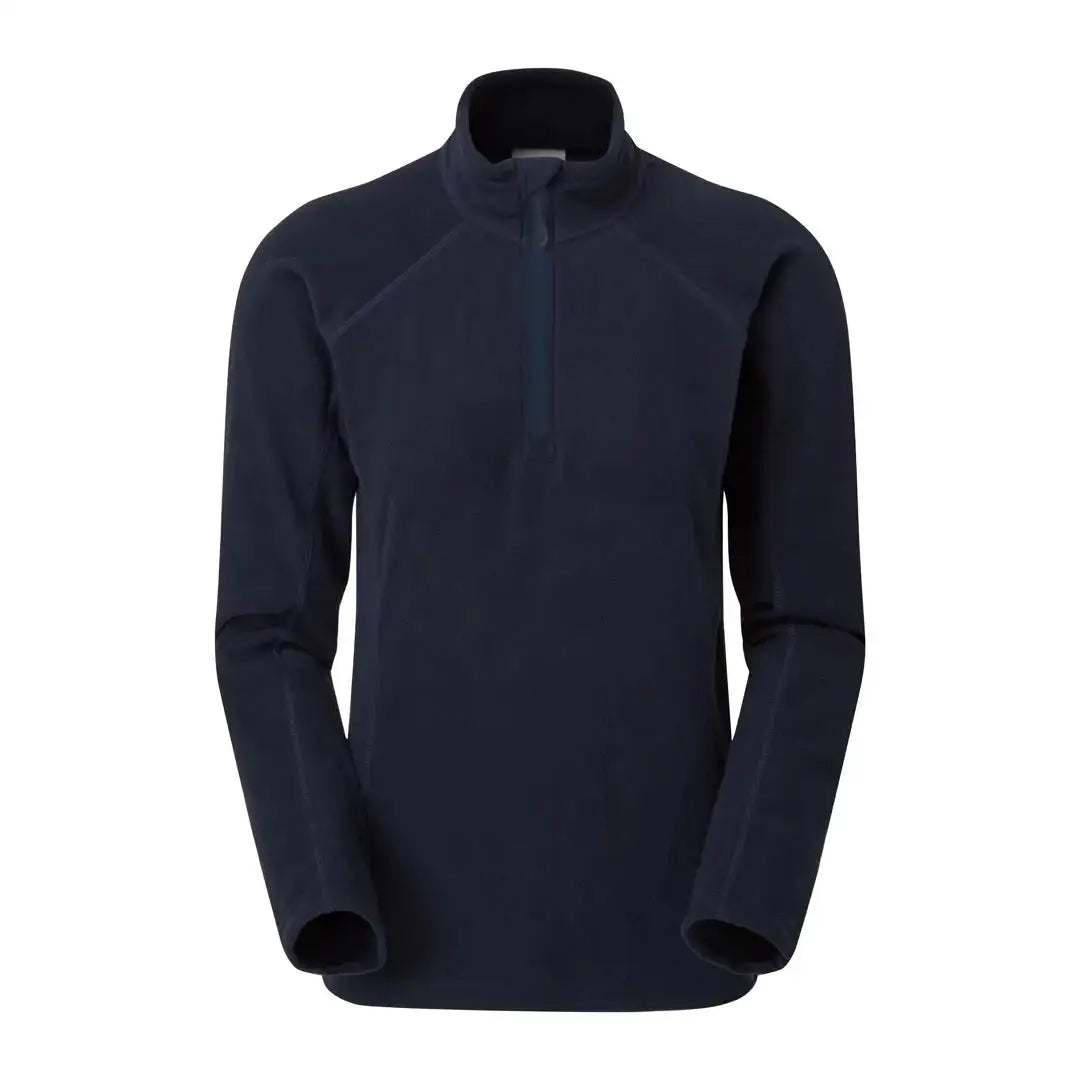 Navy blue quarter-zip fleece pullover from Keela Womens Micro Pulse Fleece collection