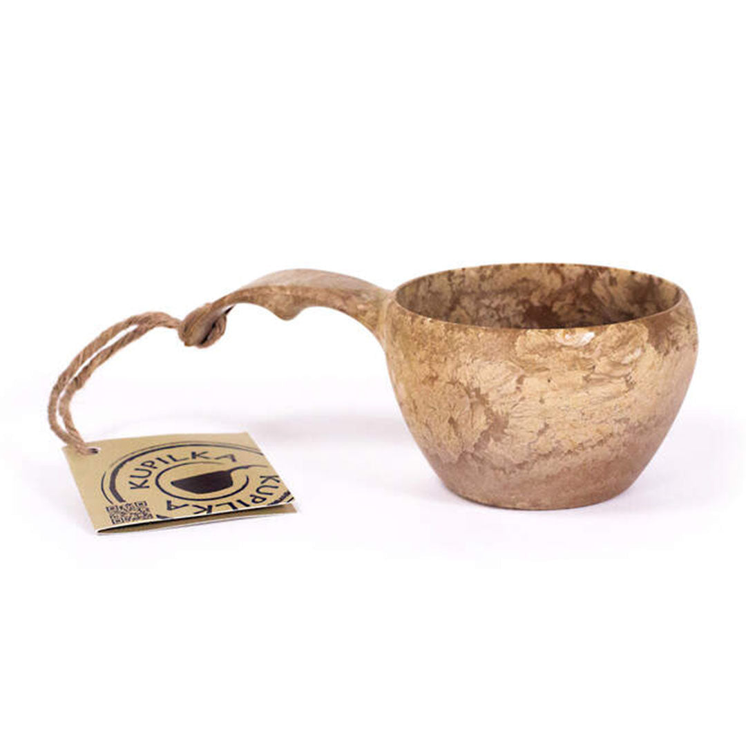 Wooden Kupilka Classic Cup with handle, perfect for outdoors, hunting, and country clothing