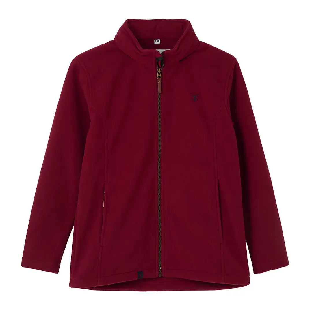 Burgundy Lighthouse Ashby Ladies Waterproof Fleece with anti-pill brushed design