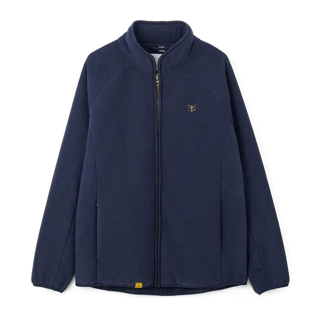 Navy blue Lighthouse Avon Waterproof Fleece jacket in anti-pill brushed fleece design