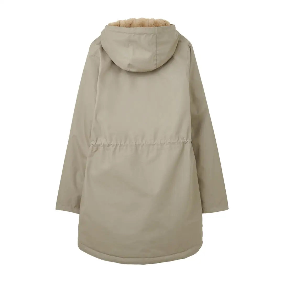 Beige Lighthouse Isobel Coat with fur-lined interior, the ultimate blend of style and warmth