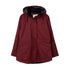 Burgundy Lighthouse Kendal Raincoat with pockets and drawstring hood perfect for rainy days