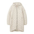 Beige quilted Lighthouse Laurel Coat, a stylish mid-length coat offering warmth and comfort