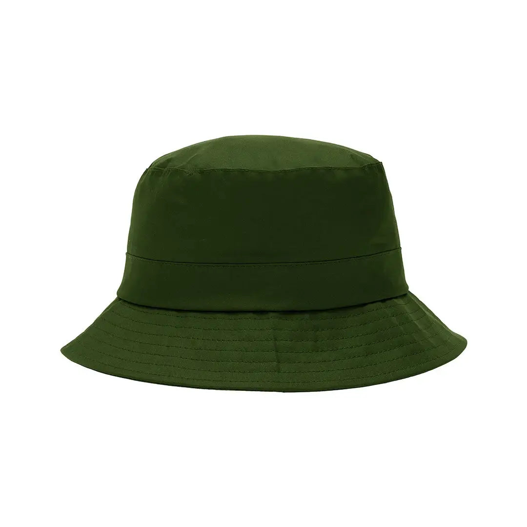 Green bucket hat with a rounded shape - perfect for a Lighthouse York Rain Hat