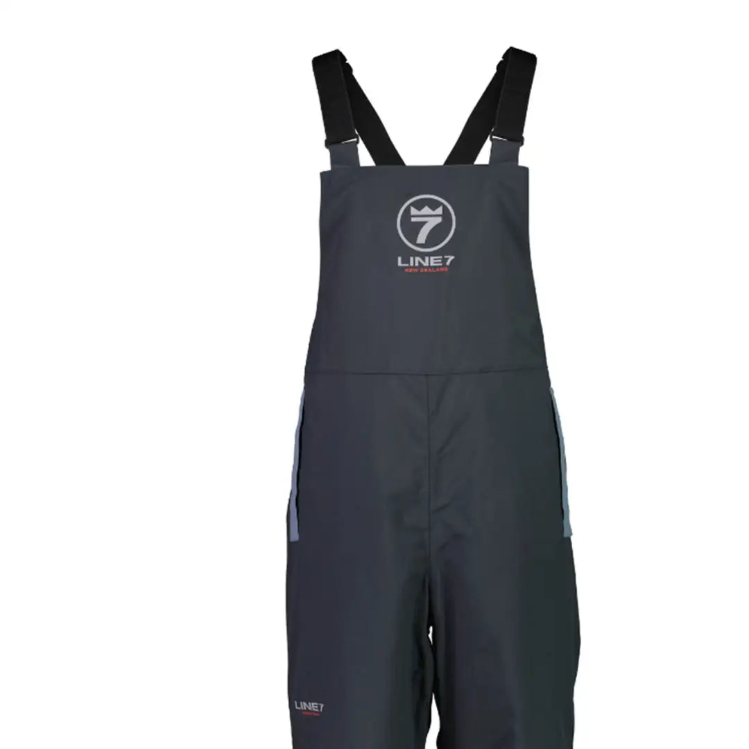 Dark gray Line 7 Storm Armour10 Bib Overtrousers, perfect for country clothing and hunting