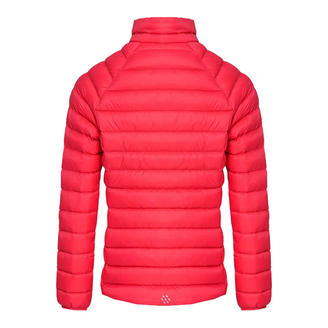 Red quilted puffer jacket with high collar from Mac In A Sac Ladies Synergy collection