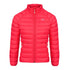 Bright red puffy down jacket with full-length zipper from Mac In A Sac Ladies Synergy