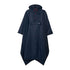 Navy blue Mac In A Sac Origin 2 Poncho with front pocket and wrist straps for country clothing