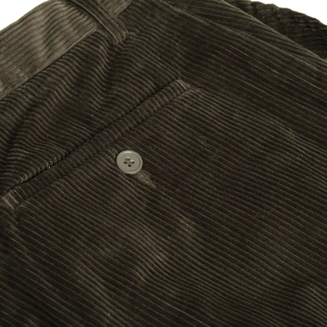 New Forest Cord Trousers showcasing soft corduroy fabric and a stylish button detail