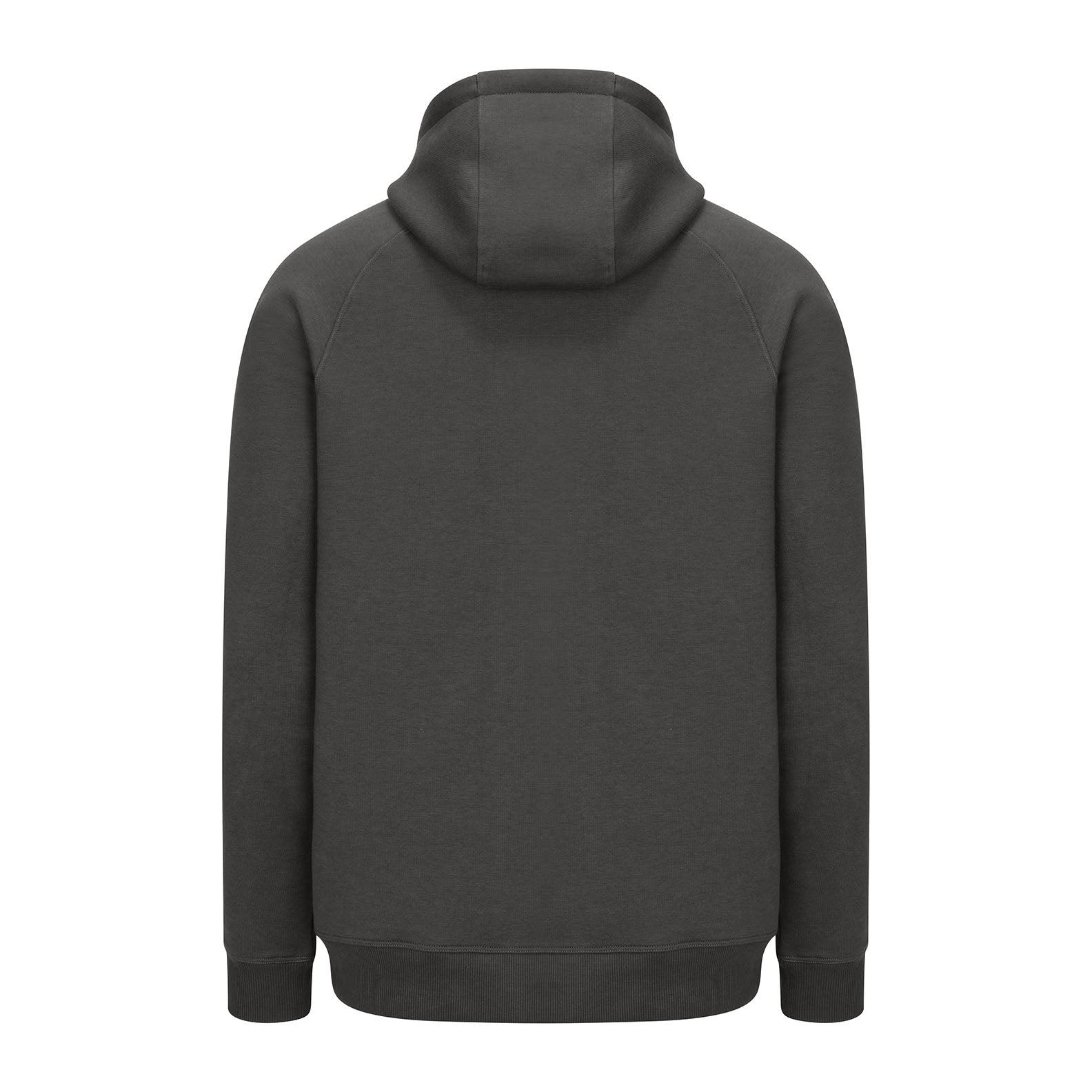 Gray hooded sweatshirt featuring the stylish New Forest Harrier Hoodie design