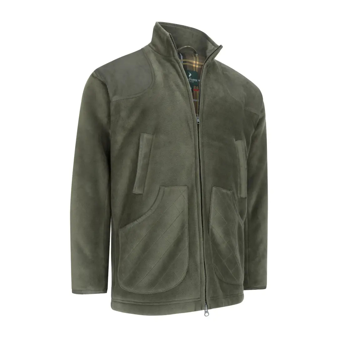 Olive green New Forest Hawker Waterproof Fleece Jacket, a perfect sporting jacket