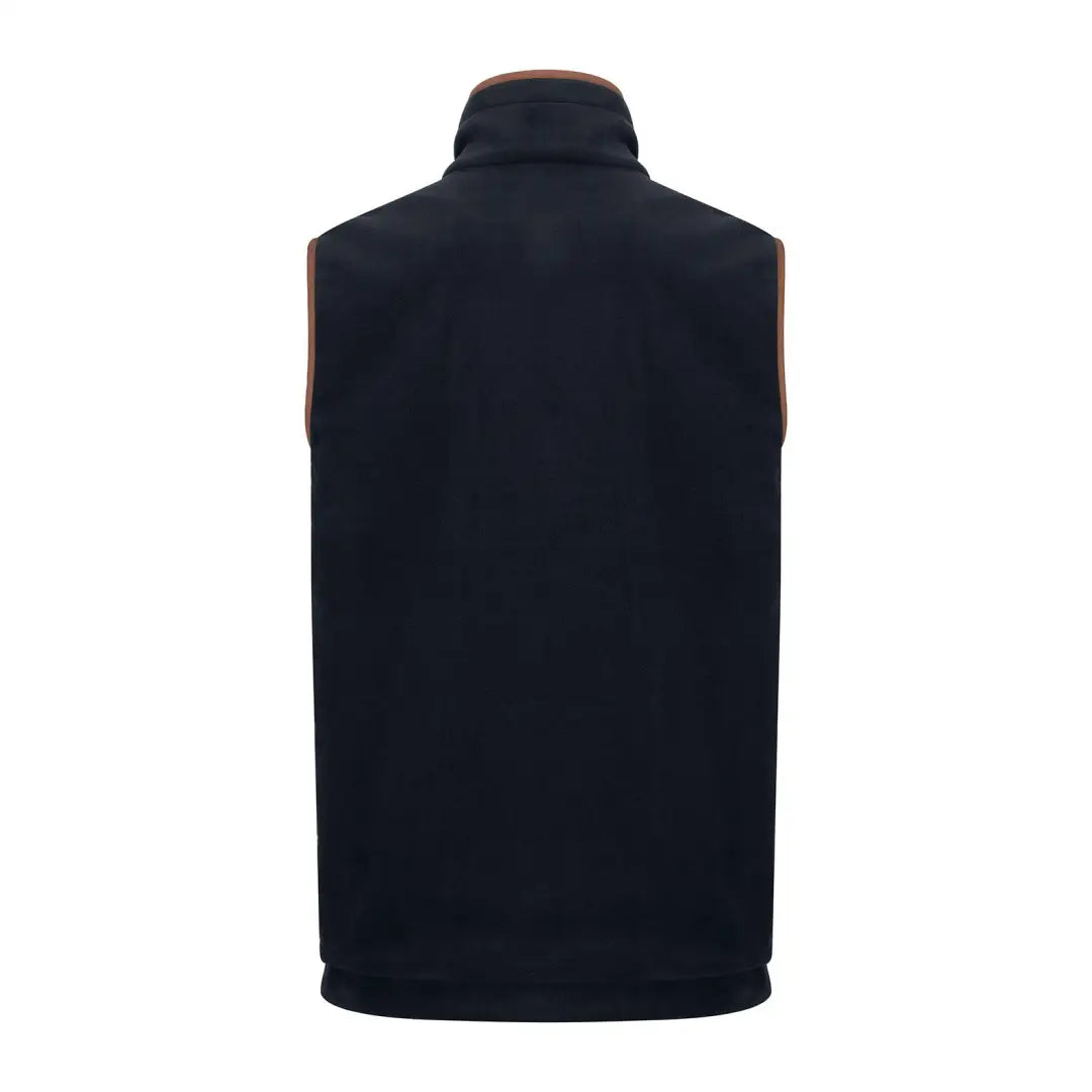 Black sleeveless fleece gilet with high collar from New Forest Heated Fleece Gilet collection