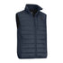 Navy blue quilted puffer vest, New Forest Heated Gilet with a full zipper and collar