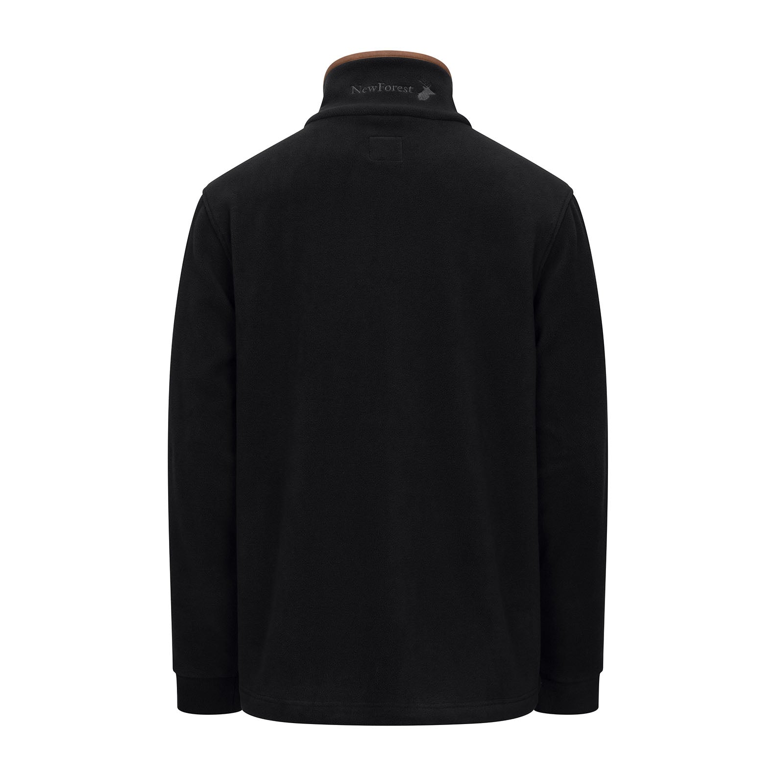 Black long-sleeved shirt from New Forest Knightwood Zip Fleece for stylish country clothing