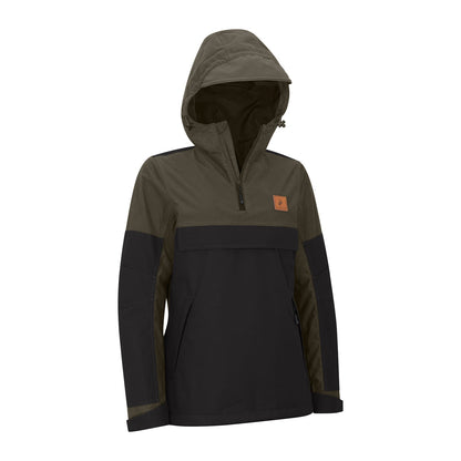 Stylish Two-tone Hooded Anorak - New Forest Nightjar Smock for ladies outdoor adventures