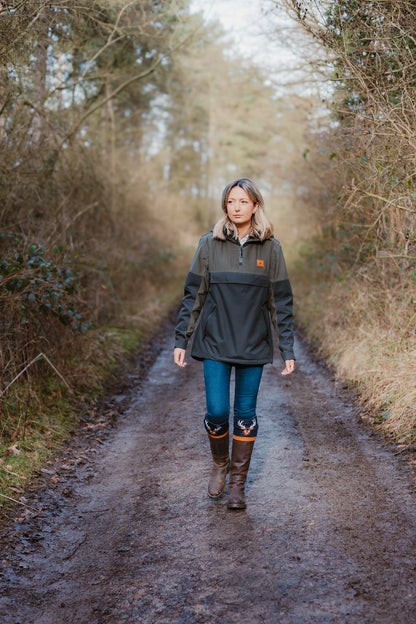 Woman’s New Forest Ladies Nightjar Smock in outdoor setting, perfect for adventures