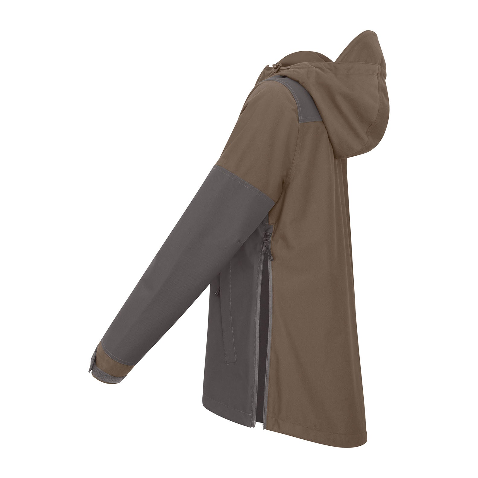 Two-tone hooded raincoat from the New Forest Ladies Nightjar Smock collection