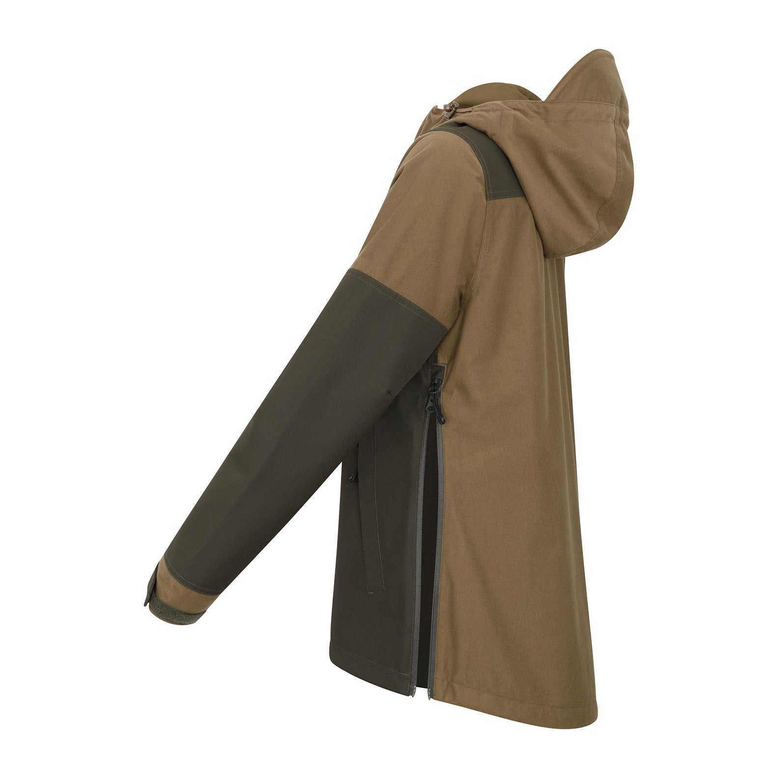 Two-tone hooded jacket from the New Forest Ladies Nightjar Smock collection