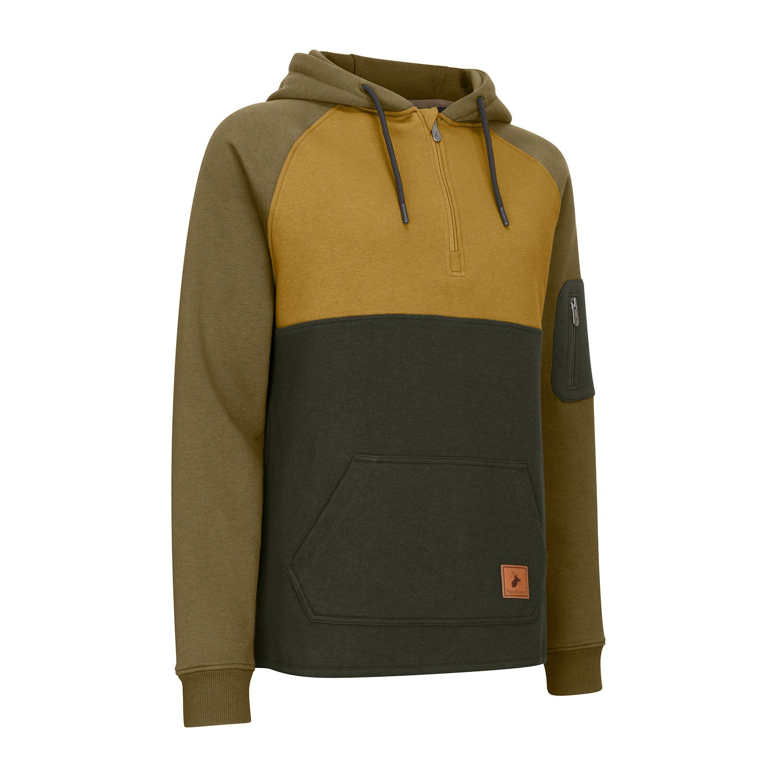 Two-tone Forest Ladies Raptor Hoodie with kangaroo pocket for cozy style