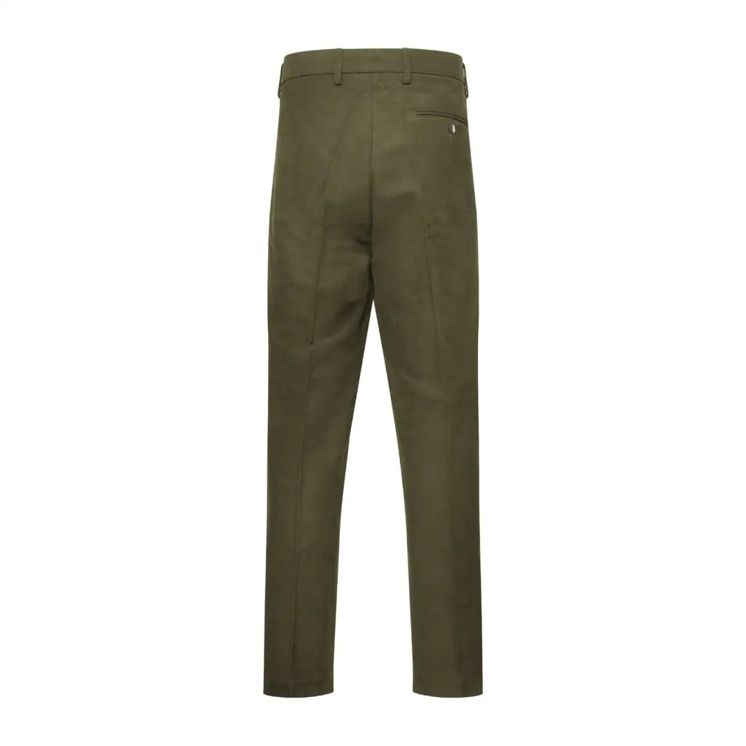 Olive green straight leg New Forest Moleskin Trousers perfect for casual outings