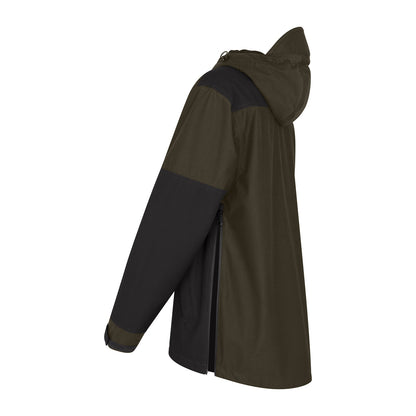 Olive and black hooded jacket from the New Forest Nightjar Smock collection