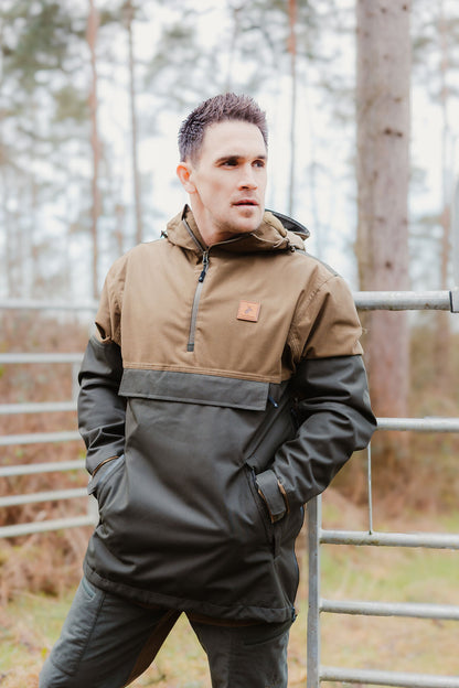 Two-tone hooded anorak from the New Forest Nightjar Smock collection