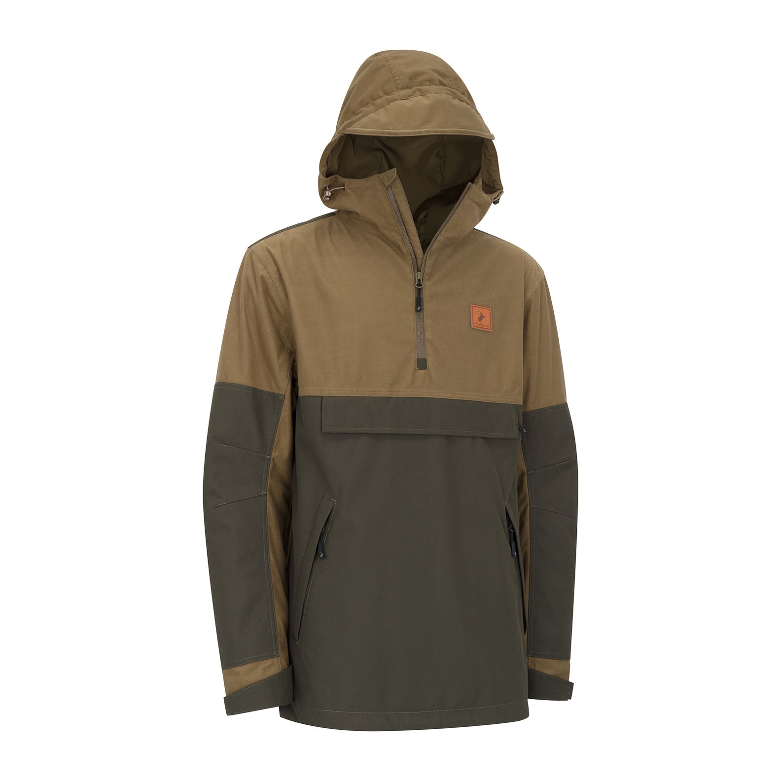 Two-tone hooded anorak, perfect for style lovers of the Forest Nightjar Smock