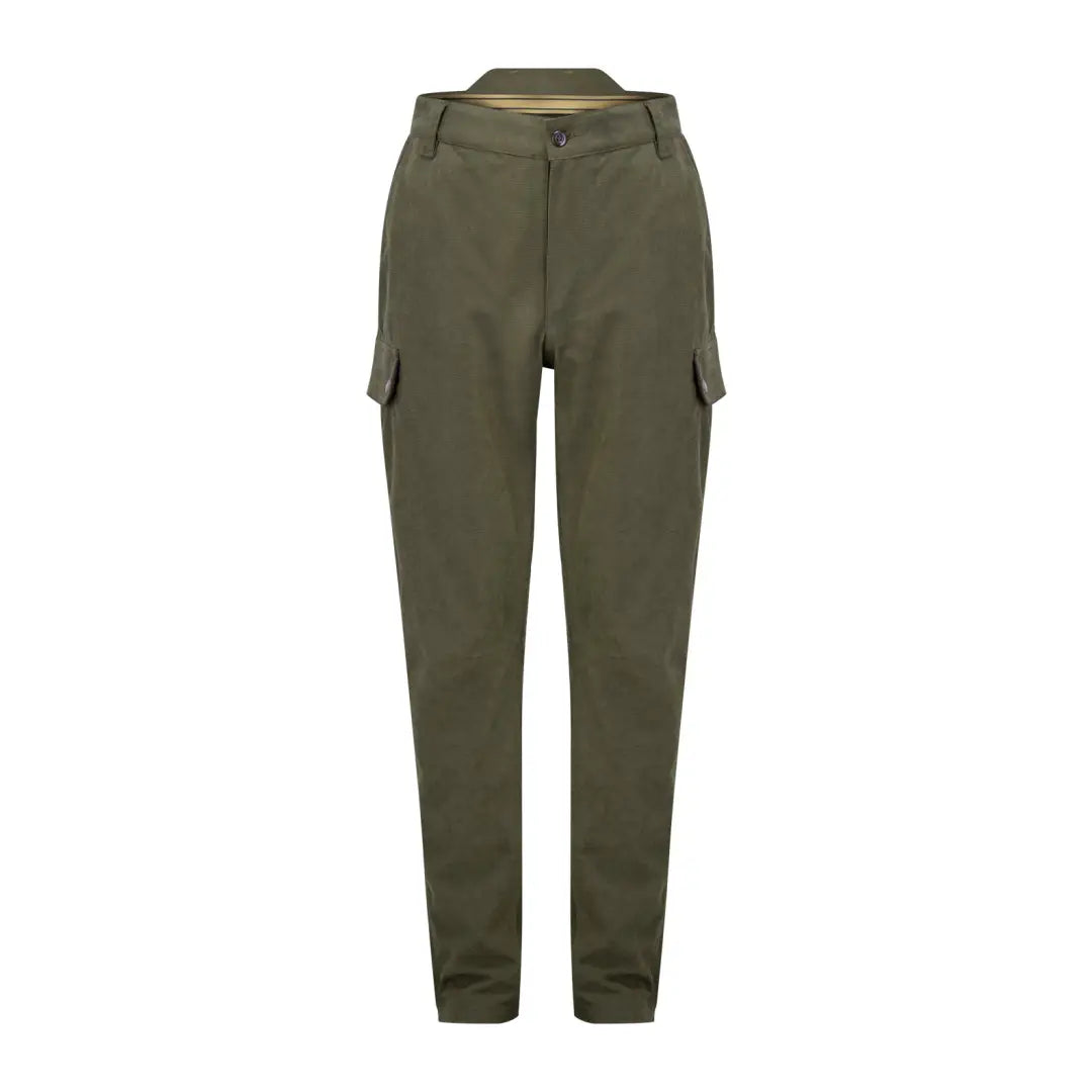 Olive green cargo pants with pockets, perfect for New Forest Performance Field Trousers