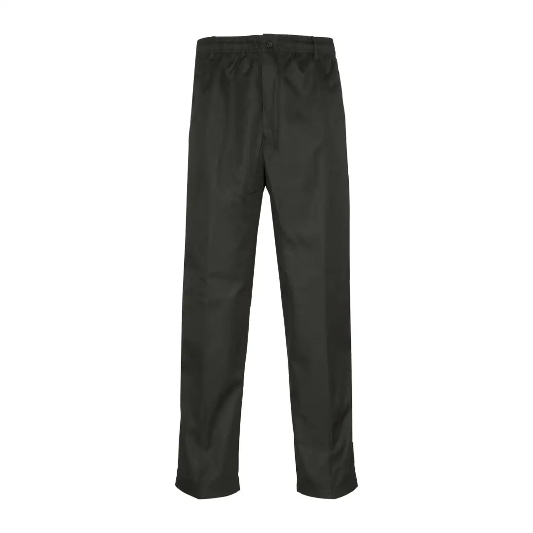 Dark gray sweatpants with elastic waistband from New Forest Plus Size Rugby Trousers