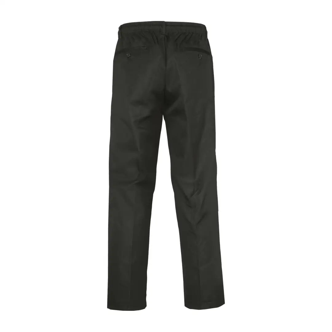 Black elastic-waist New Forest Plus Size Rugby Trousers for ultimate comfort and style