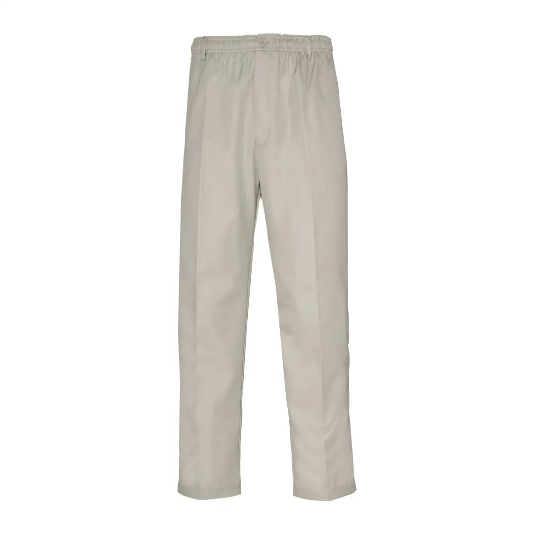 Light-colored loose-fitting elastic waistband New Forest Plus Size Rugby Trousers