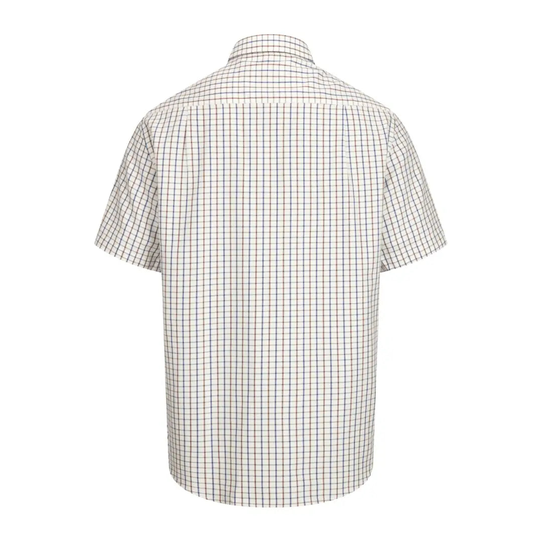 New Forest Premium 100% Cotton Short Sleeve Shirt with a stylish checkered pattern