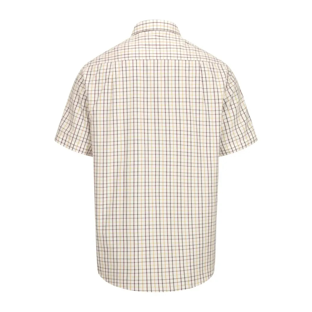 Checkered short sleeve shirt from New Forest Premium in comfy 100% cotton