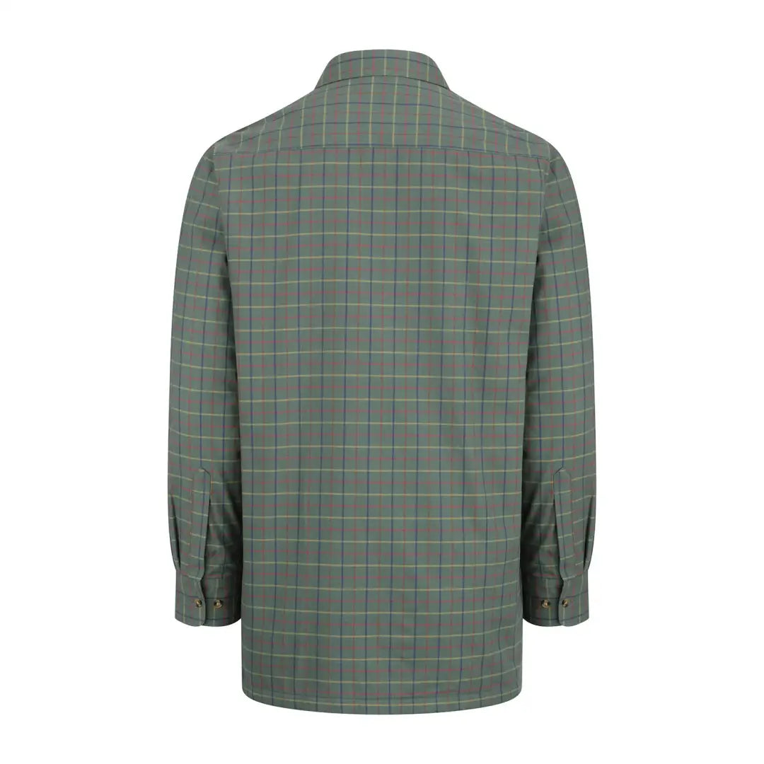 Green plaid fleece lined shirt with long sleeves from New Forest for cozy style