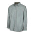 Green and white checkered long sleeve New Forest Premium Tattersall Shirt