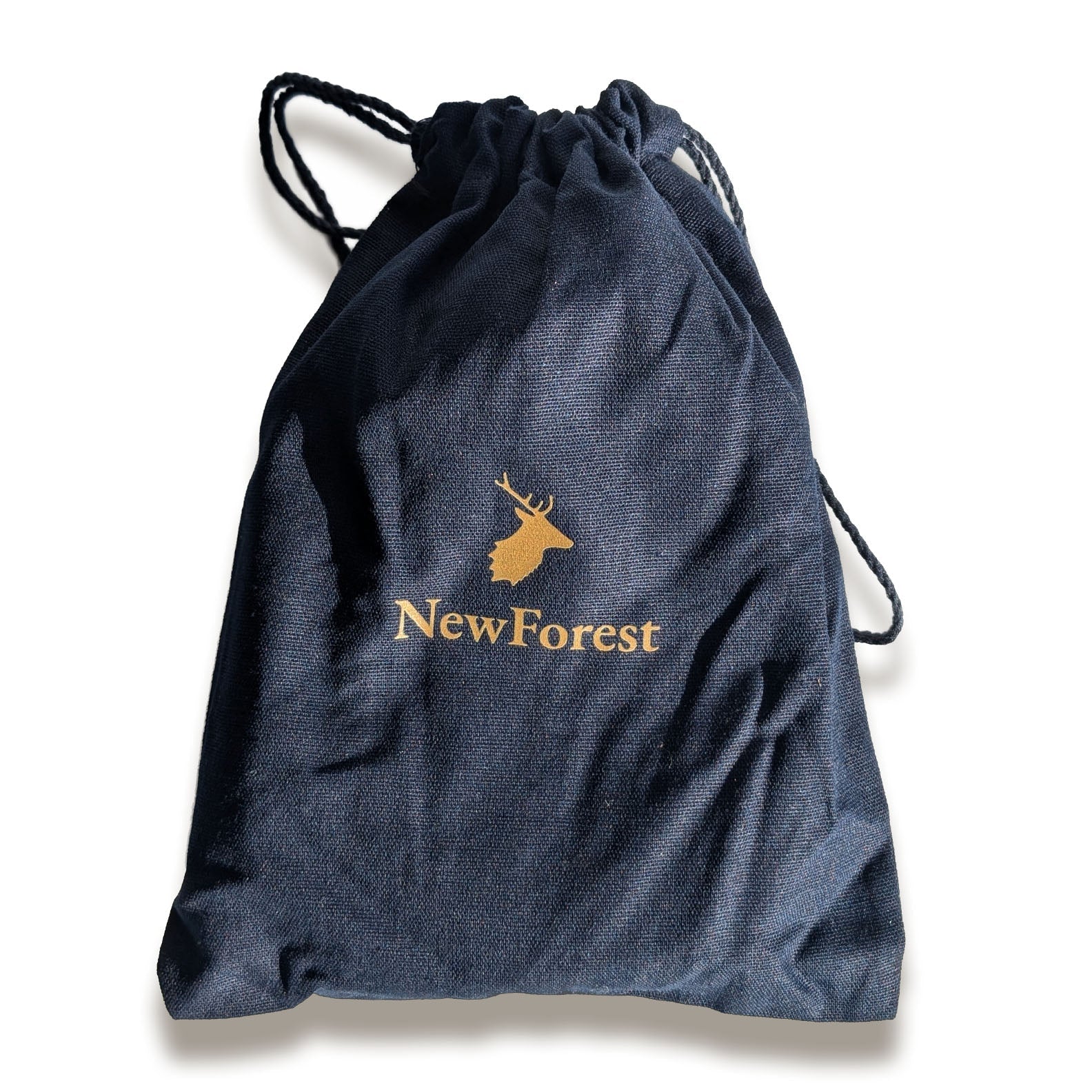 Blue drawstring bag perfect for country clothing and outdoor adventures like hunting