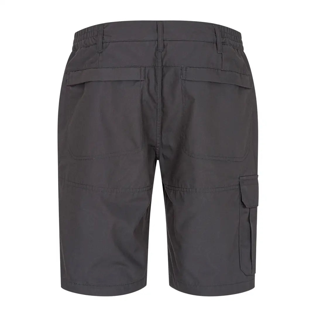 Dark gray forest trail shorts with multiple pockets for ultimate outdoor adventure