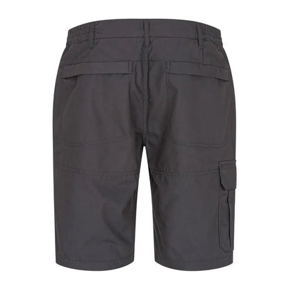 Dark gray forest trail shorts with multiple pockets for ultimate outdoor adventure