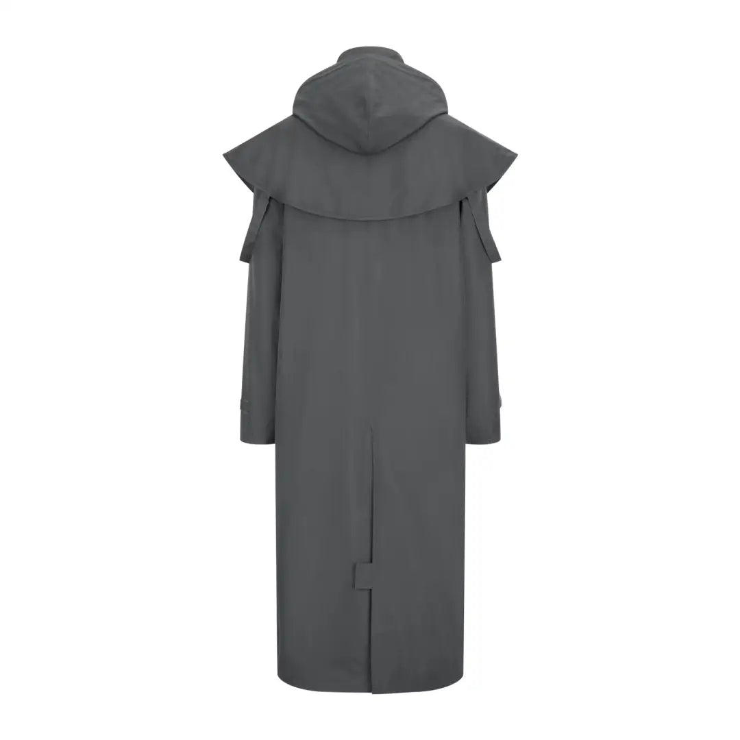 Gray Victoria cape overcoat perfect for ultimate wet weather protection