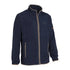 Navy blue Percussion Scotland fleece jacket with gray trim and zipped hand pockets