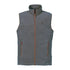 Gray Percussion Scotland Fleece Vest with zipper and side pockets for comfy style