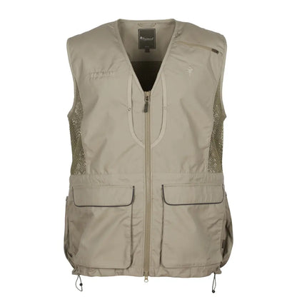 Beige Pinewood Dog Sports Vest 2.0 with pockets, perfect for outdoor adventures