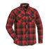 Red and black plaid Pinewood Lumbo shirt with button-down collar and chest pockets