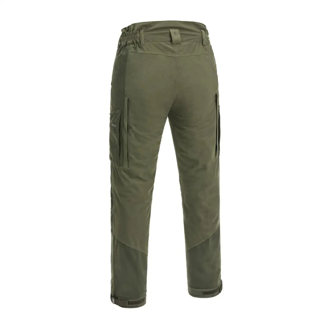 Olive green Pinewood Retriever Active Hunting Trousers with reinforced knees and pockets